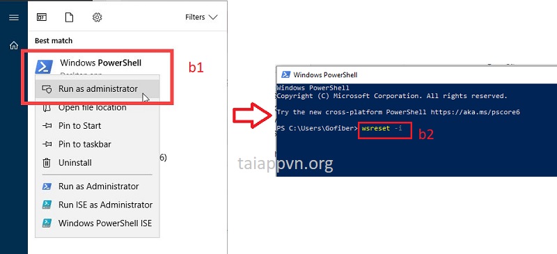 Hướng dẫn cài lại Microsoft Store bằng PowerShell