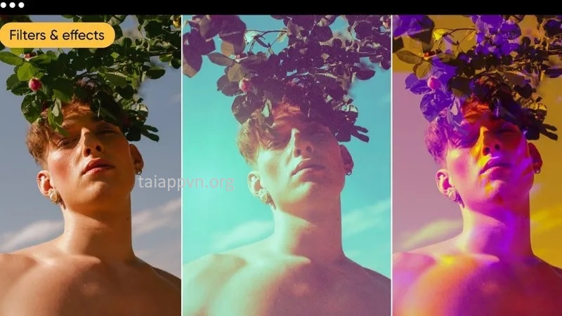 Kho lọc màu và hiệu ứng độc quyền trên PicsArt Mod Gold