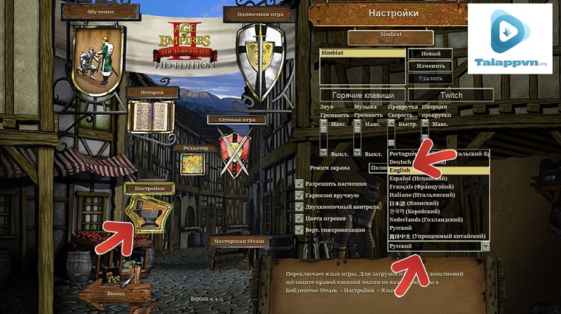 Chuyển ngôn ngữ Nga sang Tiếng Anh