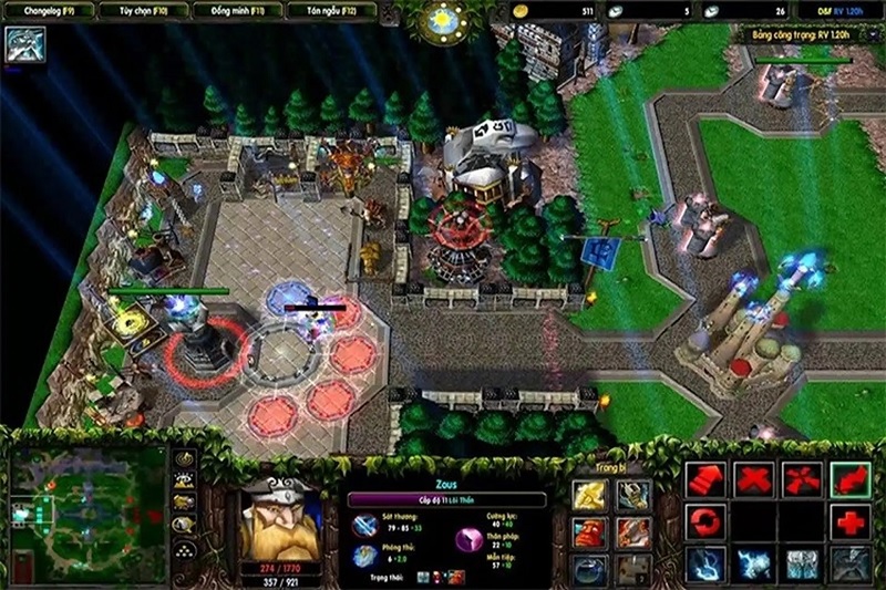 Warcraft tựa game Custom Map nổi tiếng, hấp dẫn
