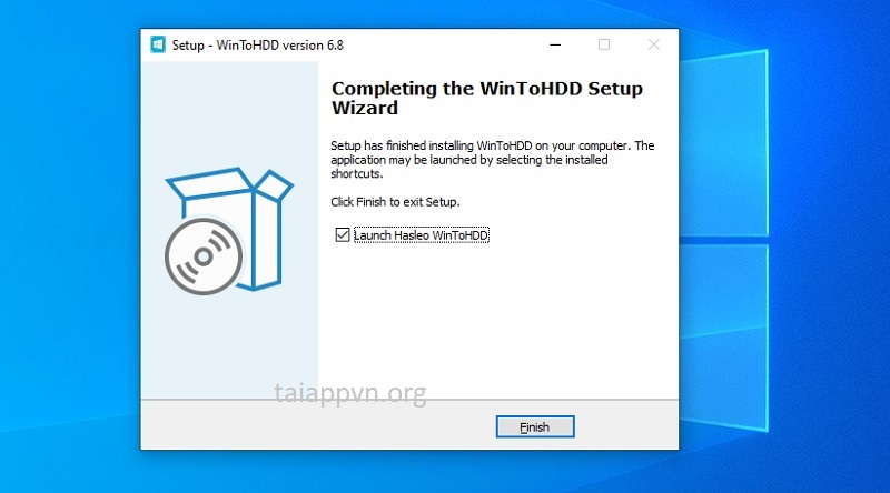 Bước 6 - Cài đặt phần mềm WinToHDD 6.5