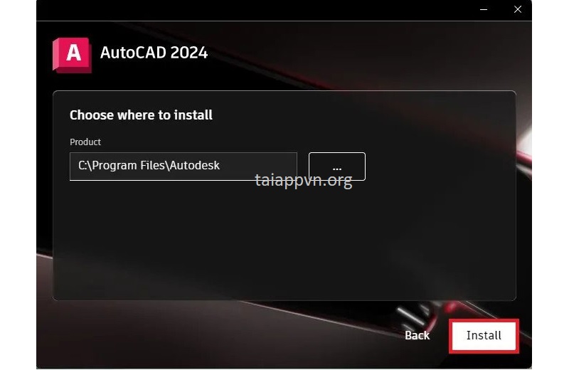 Nhấn Install > chờ vài phút