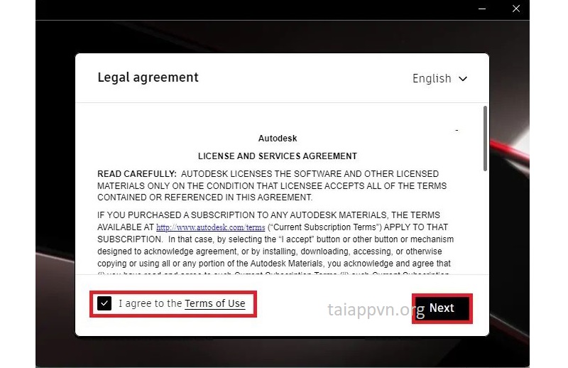 I Agree > nhấn Next.