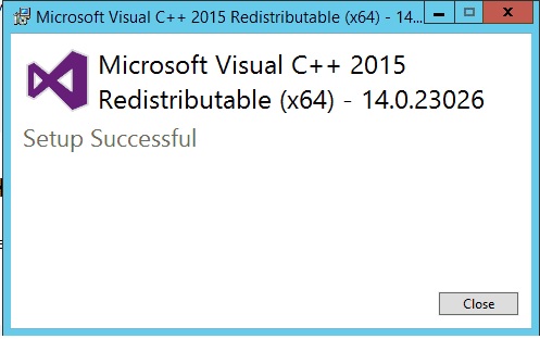 Microsoft Visual C++ đã được tích hợp thành công