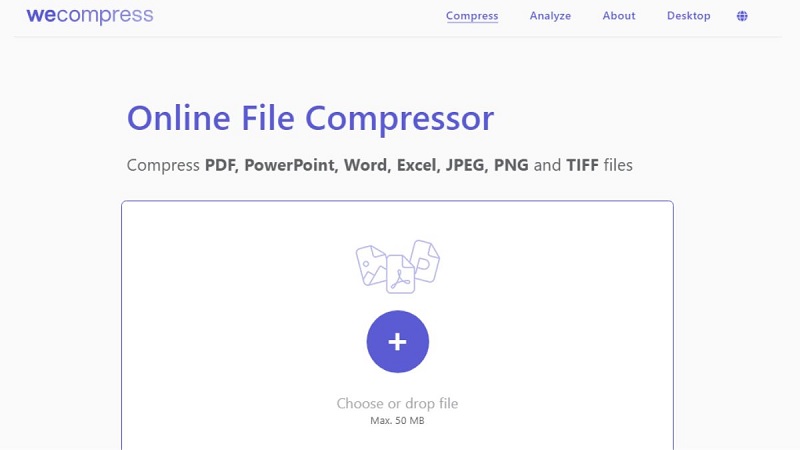 Hướng dẫn cách nén file word cực mạnh qua 3 bước bằng công cụ WeCompress