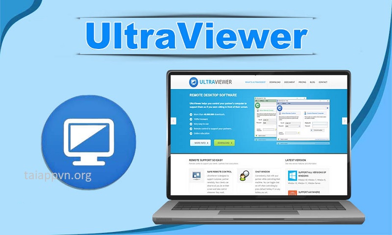 Phần mềm điều khiển máy tính từ xa - UltraViewer 