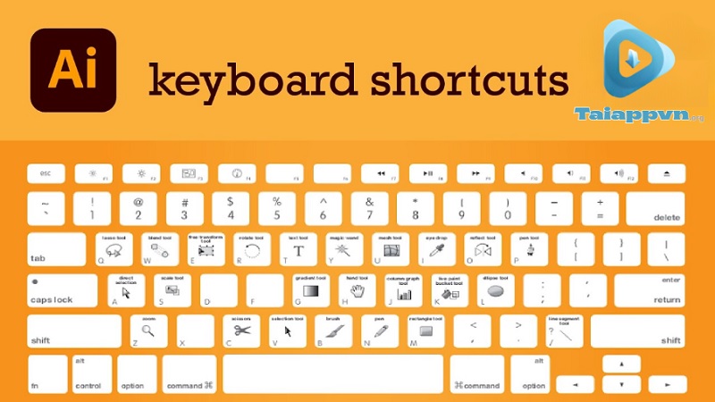 Tổng Hợp Phím Tắt Illustrator (AI) Đầy Đủ Nhất 2025 + File Key (Windows & macOS) tại Tải App - taiappvn.org