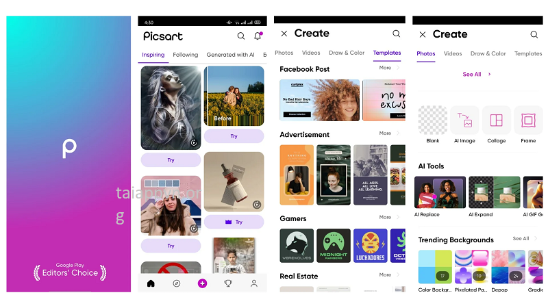 PicsArt Photo Editing là trình chỉnh sửa ảnh đa năng